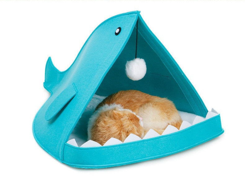 HKM-446739 Shark pet cat nest house