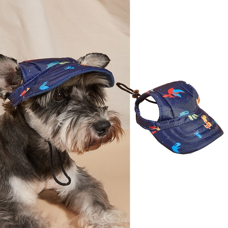 HKM-446867 Pet Baseball Cap for Wind and Sun Protection - Plaid, Camouflage, and Solid Colors Available