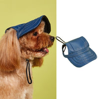 HKM-446867 Pet Baseball Cap for Wind and Sun Protection - Plaid, Camouflage, and Solid Colors Available