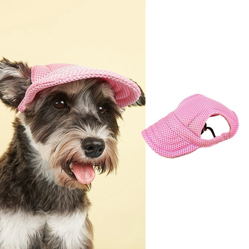 HKM-446867 Pet Baseball Cap for Wind and Sun Protection - Plaid, Camouflage, and Solid Colors Available