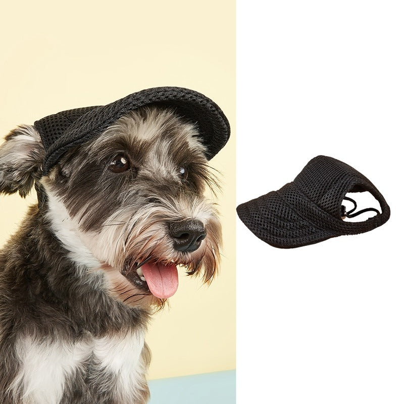HKM-446867 Pet Baseball Cap for Wind and Sun Protection - Plaid, Camouflage, and Solid Colors Available