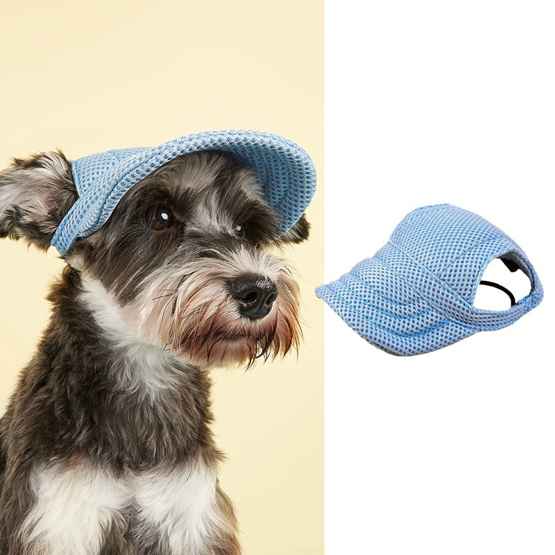 HKM-446867 Pet Baseball Cap for Wind and Sun Protection - Plaid, Camouflage, and Solid Colors Available