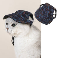 HKM-446867 Pet Baseball Cap for Wind and Sun Protection - Plaid, Camouflage, and Solid Colors Available