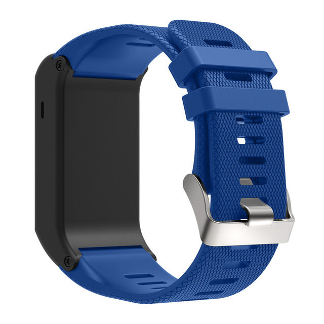 HKM-446867 Silicone Strap for Garmin Vivoactive HR – Comfortable, Multi-Color Options, Split Design with Screwdriver Included