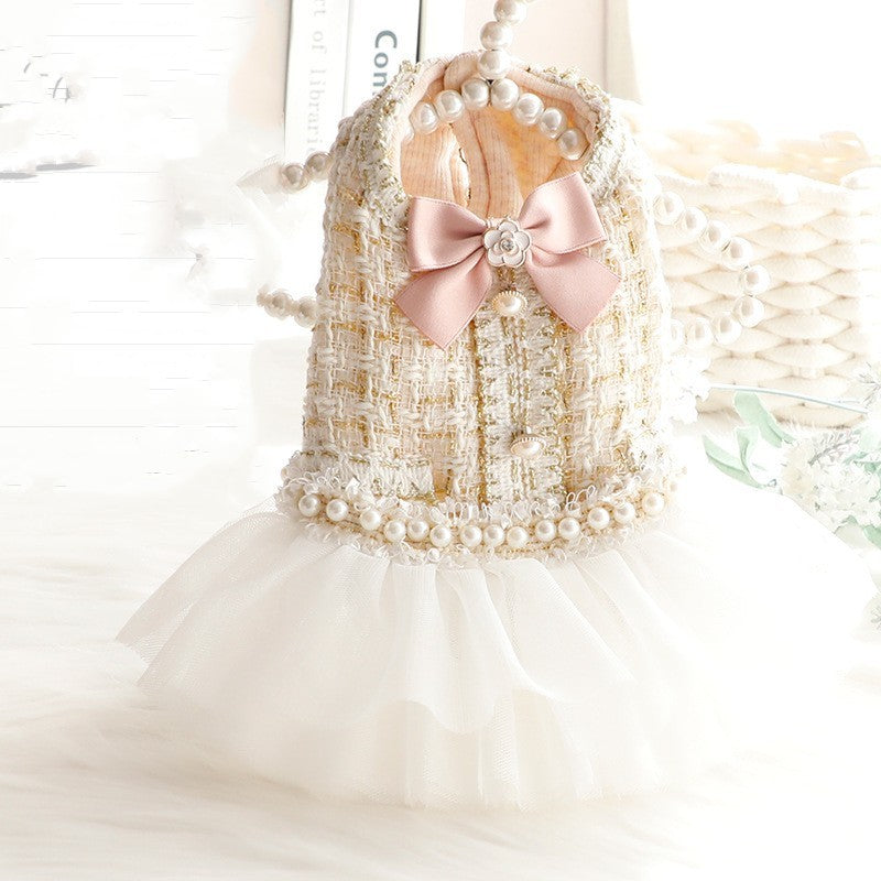 HKM-446931 Lace Skirt Dress for Small Dogs in Multiple Colors