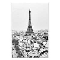 HKM-447123 Black and White Paris Photography Wall Art for Living Room, Bedroom, and Dining Room Decor