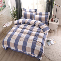 HKM-447187 Four-Piece Bedding Set with Quilt, Bed Sheets, and Pillowcases in Various Sizes