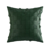 HKM-447315 Geometric Pattern PU Leather Pillowcase 45x45cm