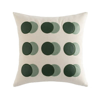 HKM-447315 Geometric Pattern PU Leather Pillowcase 45x45cm