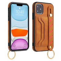 HKM-447443 Imitation Leather Mobile Phone Case - Retro Design in Multiple Colors