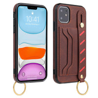 HKM-447443 Imitation Leather Mobile Phone Case - Retro Design in Multiple Colors