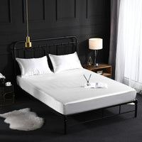 HKM-447507 Three-Piece Quilted Mattress Protection Cover, Imitation Silk Fabric, Multiple Sizes Available