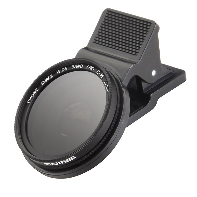 HKM-447571 37mm Ultra-Thin CPL Polarizer Lens for Mobile Phones with Optical Glass