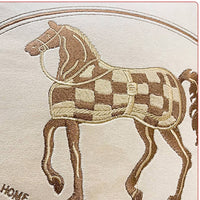 HKM-447571 Fashionable Hot Stamping Embroidered Cushion Pillowcase - 45x45 cm