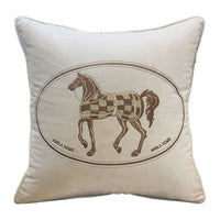 HKM-447571 Fashionable Hot Stamping Embroidered Cushion Pillowcase - 45x45 cm