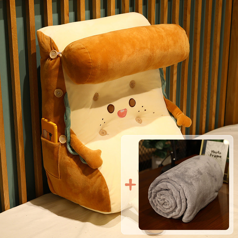 HKM-447635 Japanese Cartoon Triangle Backrest Pillow - Removable and Washable, Multiple Sizes Available