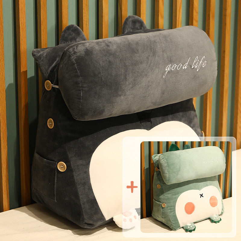 HKM-447635 Japanese Cartoon Triangle Backrest Pillow - Removable and Washable, Multiple Sizes Available