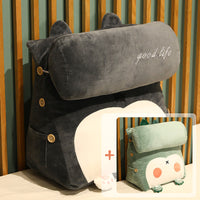HKM-447635 Japanese Cartoon Triangle Backrest Pillow - Removable and Washable, Multiple Sizes Available