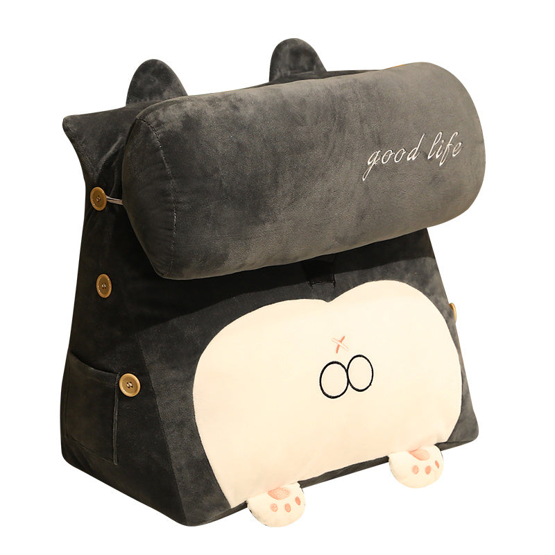 HKM-447635 Japanese Cartoon Triangle Backrest Pillow - Removable and Washable, Multiple Sizes Available