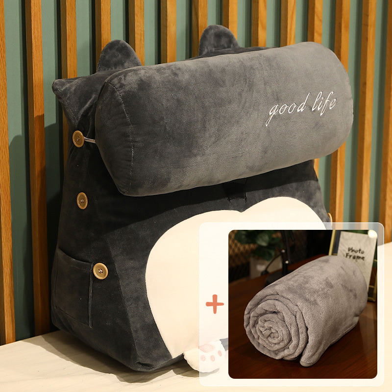 HKM-447635 Japanese Cartoon Triangle Backrest Pillow - Removable and Washable, Multiple Sizes Available