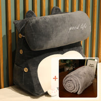 HKM-447635 Japanese Cartoon Triangle Backrest Pillow - Removable and Washable, Multiple Sizes Available