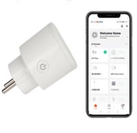 HKM-447699 European WiFi Smart Socket Converter - 100-240V, Rated Current 10A, Safe Fire-Rated Shell