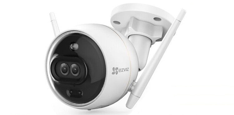 HKM-447699 Intelligent Wireless Surveillance Camera with Sound and Light Alarm, 1080p Resolution, 4mm Lens, Metal Construction