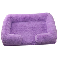 HKM-447891 Plush Round Pet Bed Dog Bed Winter