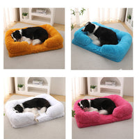 HKM-447891 Plush Round Pet Bed Dog Bed Winter