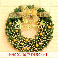 HKM-447955 Christmas Wreath Decorative Rattan Ring for Door and Window - Available in 40, 50, 60CM