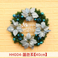 HKM-447955 Christmas Wreath Decorative Rattan Ring for Door and Window - Available in 40, 50, 60CM