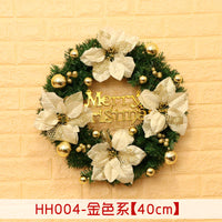 HKM-447955 Christmas Wreath Decorative Rattan Ring for Door and Window - Available in 40, 50, 60CM