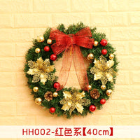 HKM-447955 Christmas Wreath Decorative Rattan Ring for Door and Window - Available in 40, 50, 60CM