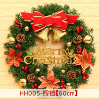 HKM-447955 Christmas Wreath Decorative Rattan Ring for Door and Window - Available in 40, 50, 60CM