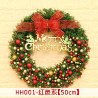 HKM-447955 Christmas Wreath Decorative Rattan Ring for Door and Window - Available in 40, 50, 60CM