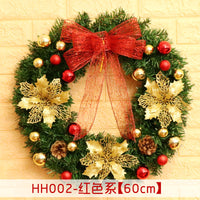 HKM-447955 Christmas Wreath Decorative Rattan Ring for Door and Window - Available in 40, 50, 60CM