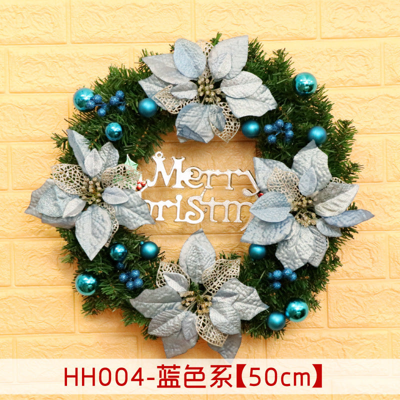 HKM-447955 Christmas Wreath Decorative Rattan Ring for Door and Window - Available in 40, 50, 60CM