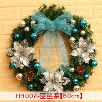 HKM-447955 Christmas Wreath Decorative Rattan Ring for Door and Window - Available in 40, 50, 60CM