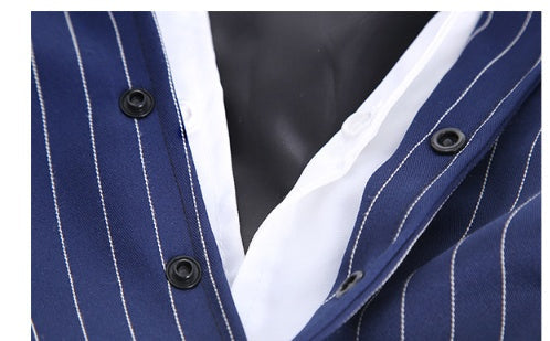 HKM-447955 Large Dog Bow Tie Suit in Navy Blue for Golden Retrievers - Casual Style Available in Sizes 3XL to 7XL