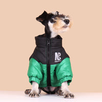 HKM-448019 Reflective Warm Dog Jacket for Autumn and Winter - Available in Pink, Green, Black, and Orange