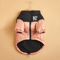 HKM-448019 Reflective Warm Dog Jacket for Autumn and Winter - Available in Pink, Green, Black, and Orange