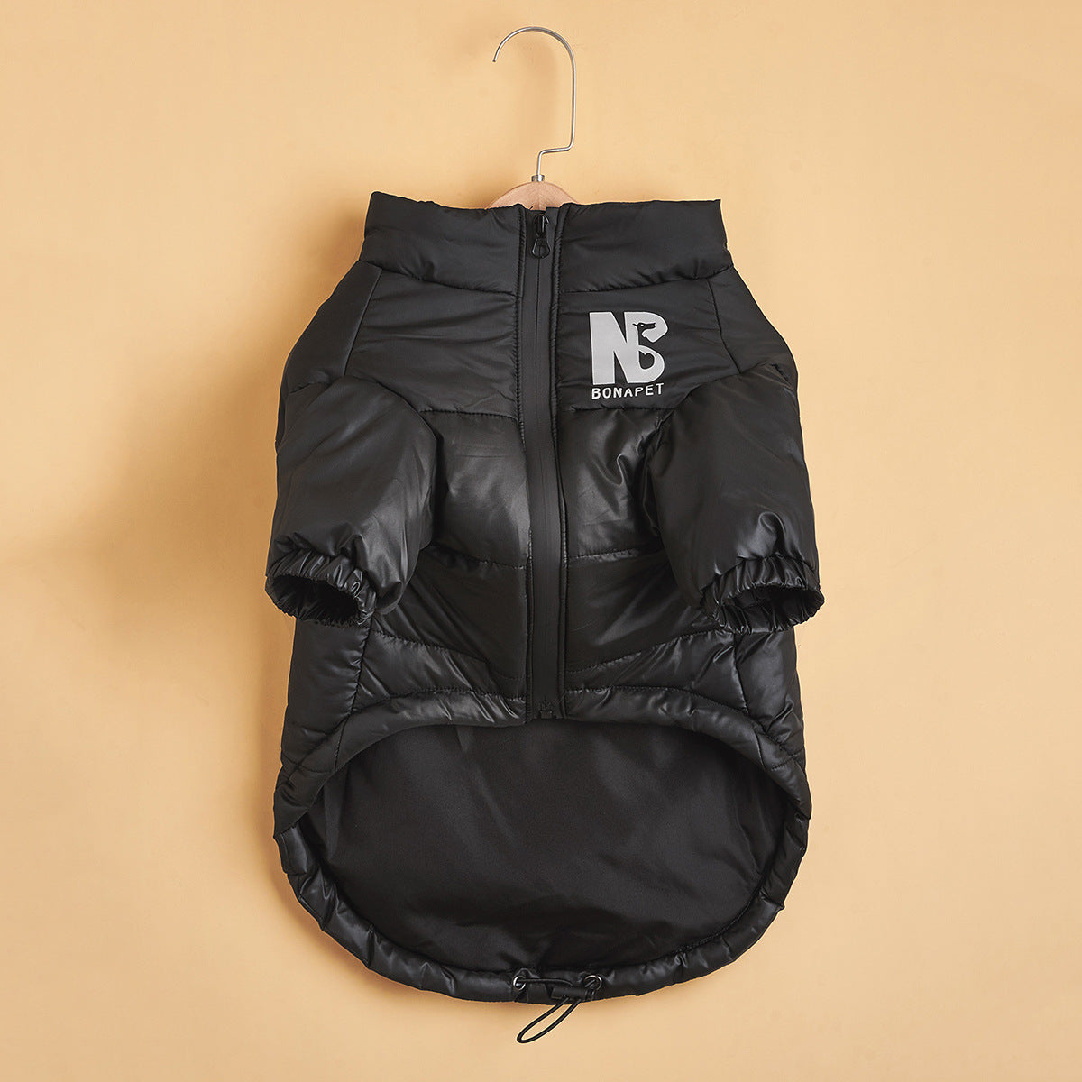 HKM-448019 Reflective Warm Dog Jacket for Autumn and Winter - Available in Pink, Green, Black, and Orange