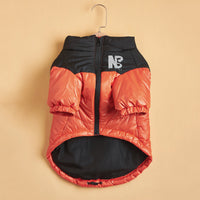 HKM-448019 Reflective Warm Dog Jacket for Autumn and Winter - Available in Pink, Green, Black, and Orange