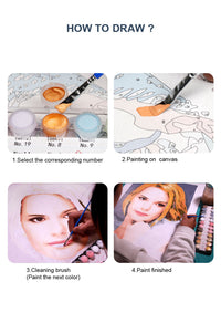 HKM-448275 DIY Handmade Oil Painting Kit - Colorful Heart Design for Birthdays, Valentine's Day, and Couples