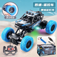 HKM-448339 Remote Control Off-Road Climbing Car with Lights - 4 Channel Electric Vehicle for Kids