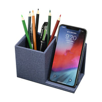 HKM-448403 Multifunctional Wireless Charging Pen Holder and Organizer for Office Desktop