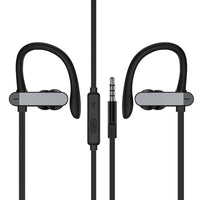 HKM-448403 Sport Earbuds with Ear Hook Design for Running and Fitness - Stereo Sound with Microphone, Compatible with Xiaomi and More