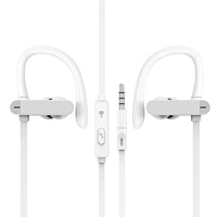 HKM-448403 Sport Earbuds with Ear Hook Design for Running and Fitness - Stereo Sound with Microphone, Compatible with Xiaomi and More