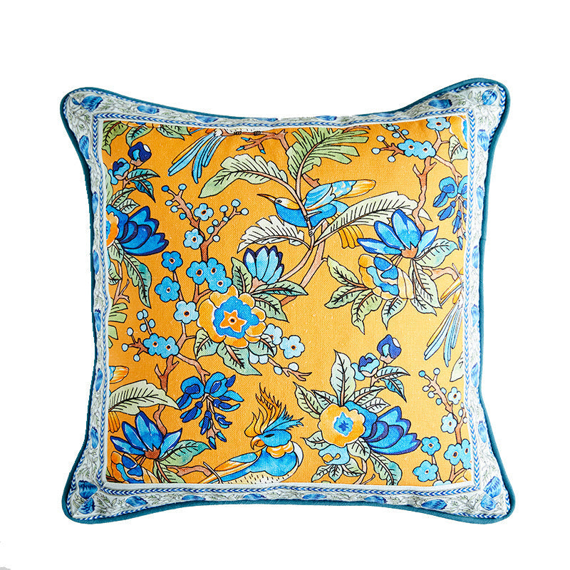 HKM-448723 Cotton French Country Style Pillowcase - Hand Wash & Sun Dry Care