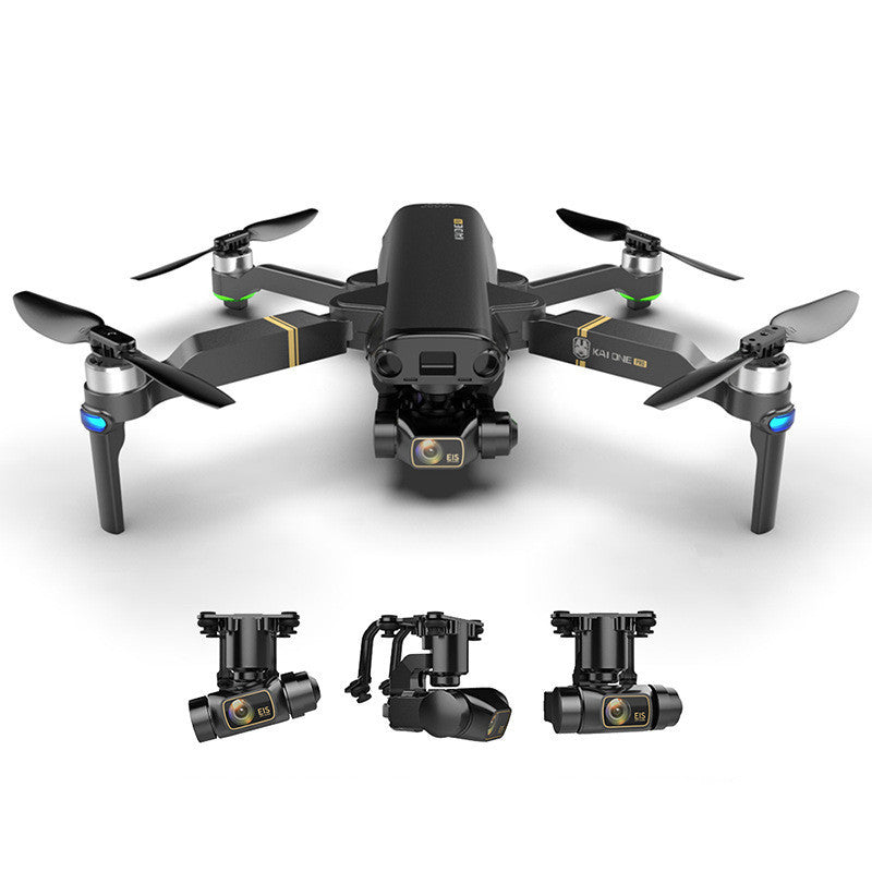 HKM-448851 8K HD Brushless GPS Drone with Three-Axis Gimbal and Obstacle Avoidance, Includes Storage Bag